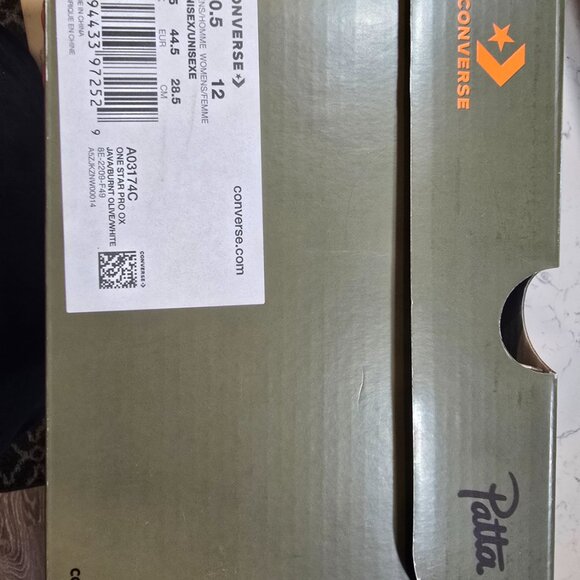 RARE NEW Converse Patta One Star Pro Ox Size 10.5 4 Leaf Clover Limited Edition - Picture 9 of 15